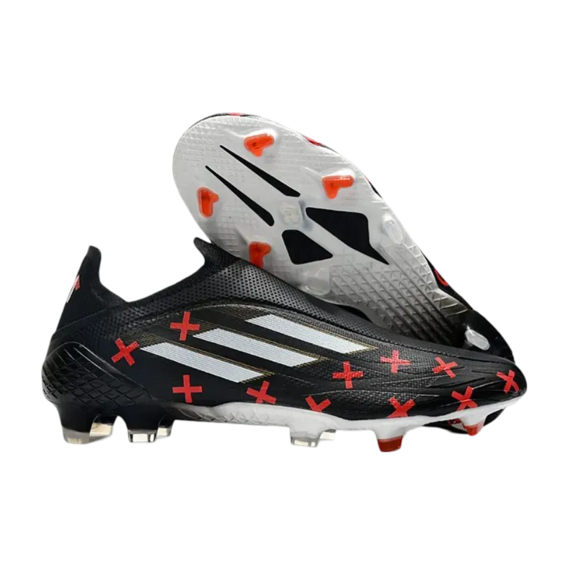 Adidas X Speedflow  FG Black Red - Goatkits Boots