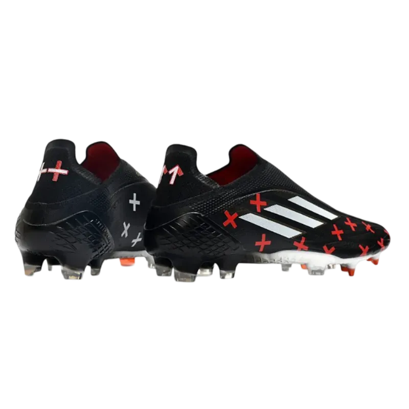 Adidas X Speedflow  FG Black Red - Goatkits Boots