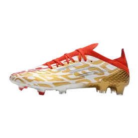 Adidas X Speedflow MS.1 FG White Gold Red - Goatkits Boots