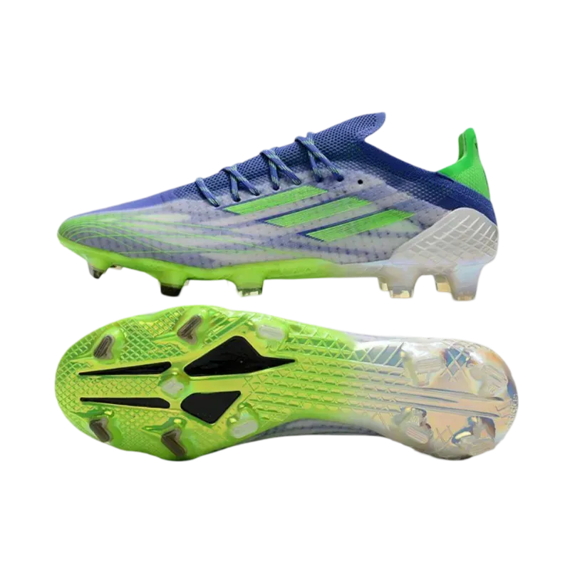 Adidas X Speedflow.1 FG Blue Green - Goatkits Boots