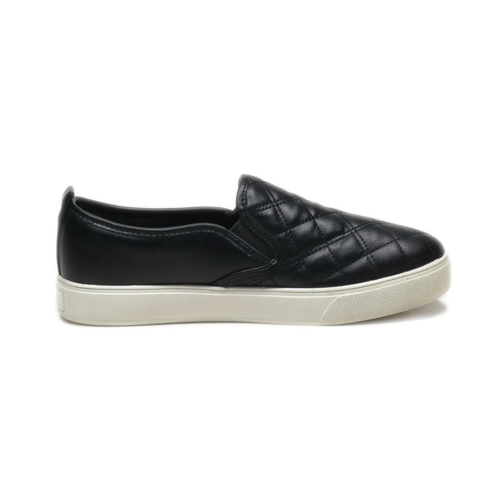 Aldo Slip Ons Pu Leather Black Colour For Women