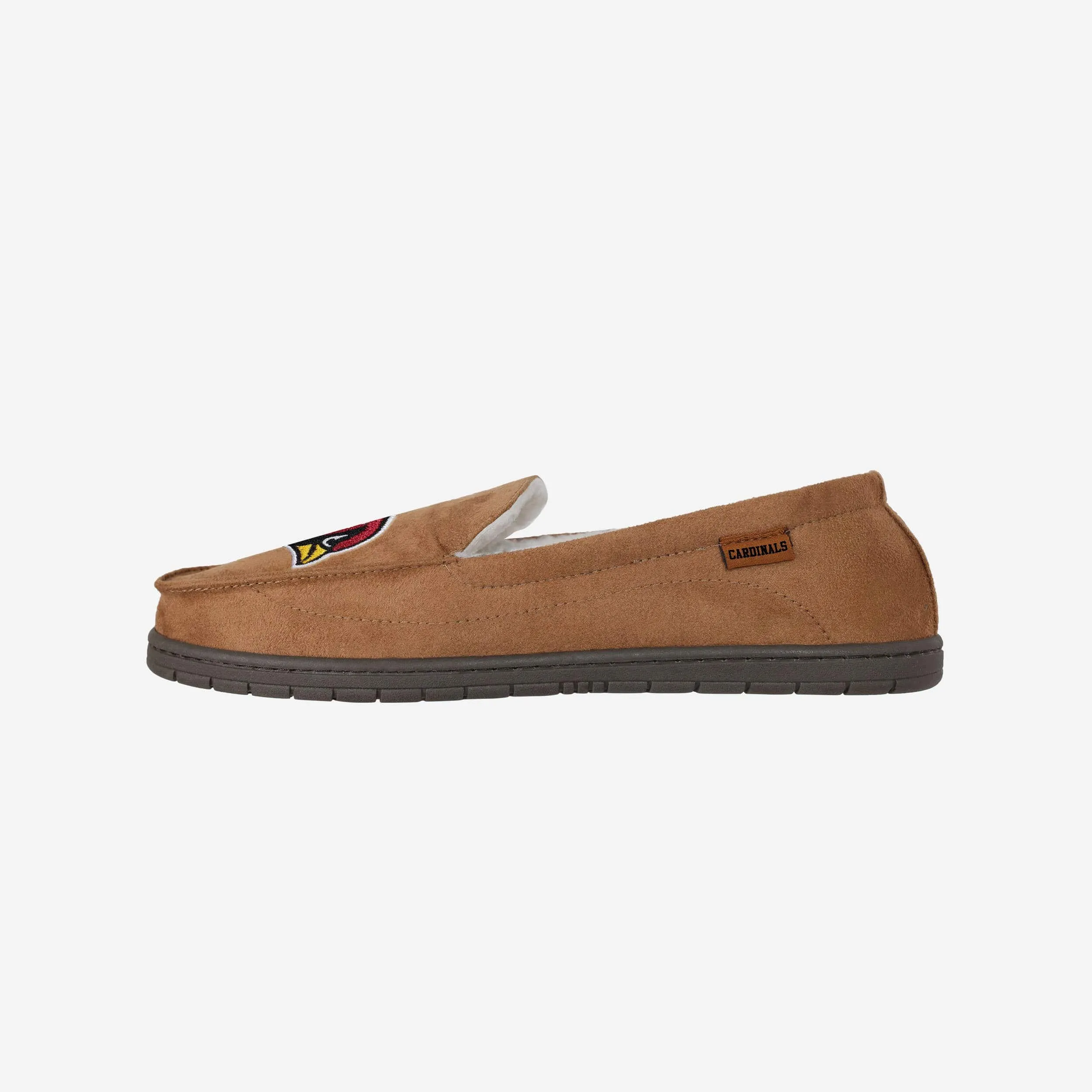 Arizona Cardinals Beige Moccasin Slipper