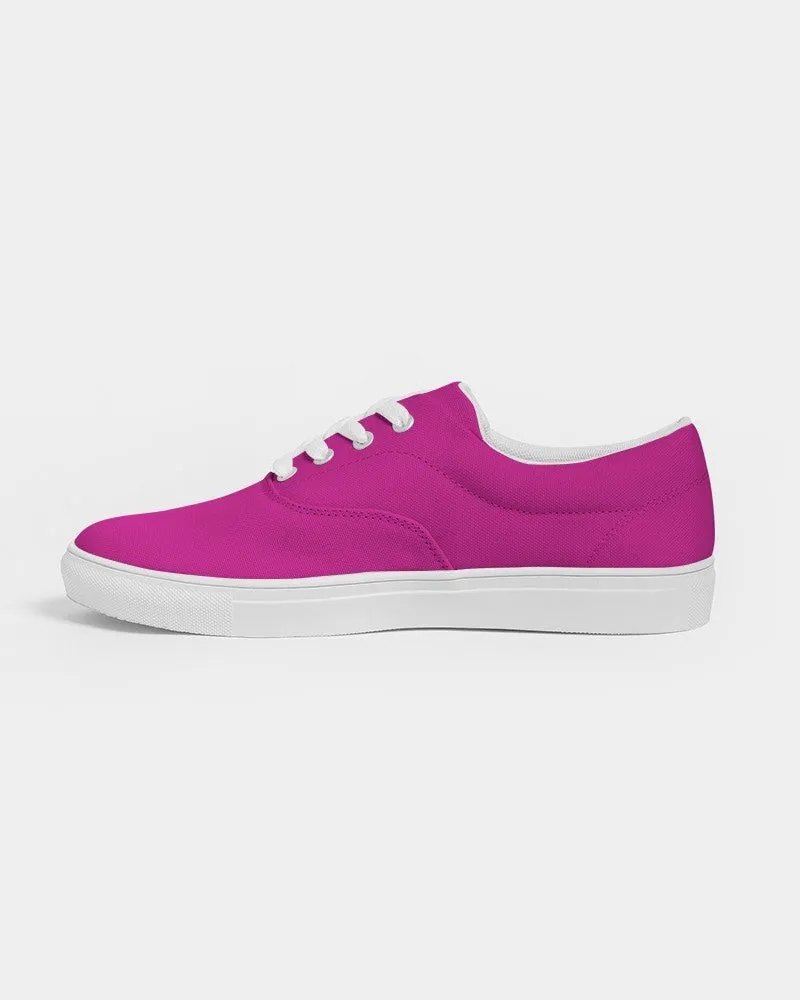 Bright Cool Magenta Men's Canvas Sneakers | Men's | Bright Pure Cool Magenta | C12M100Y0K0