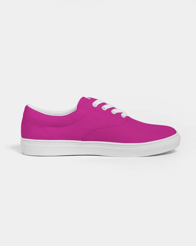 Bright Cool Magenta Men's Canvas Sneakers | Men's | Bright Pure Cool Magenta | C12M100Y0K0