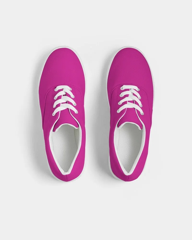 Bright Cool Magenta Men's Canvas Sneakers | Men's | Bright Pure Cool Magenta | C12M100Y0K0