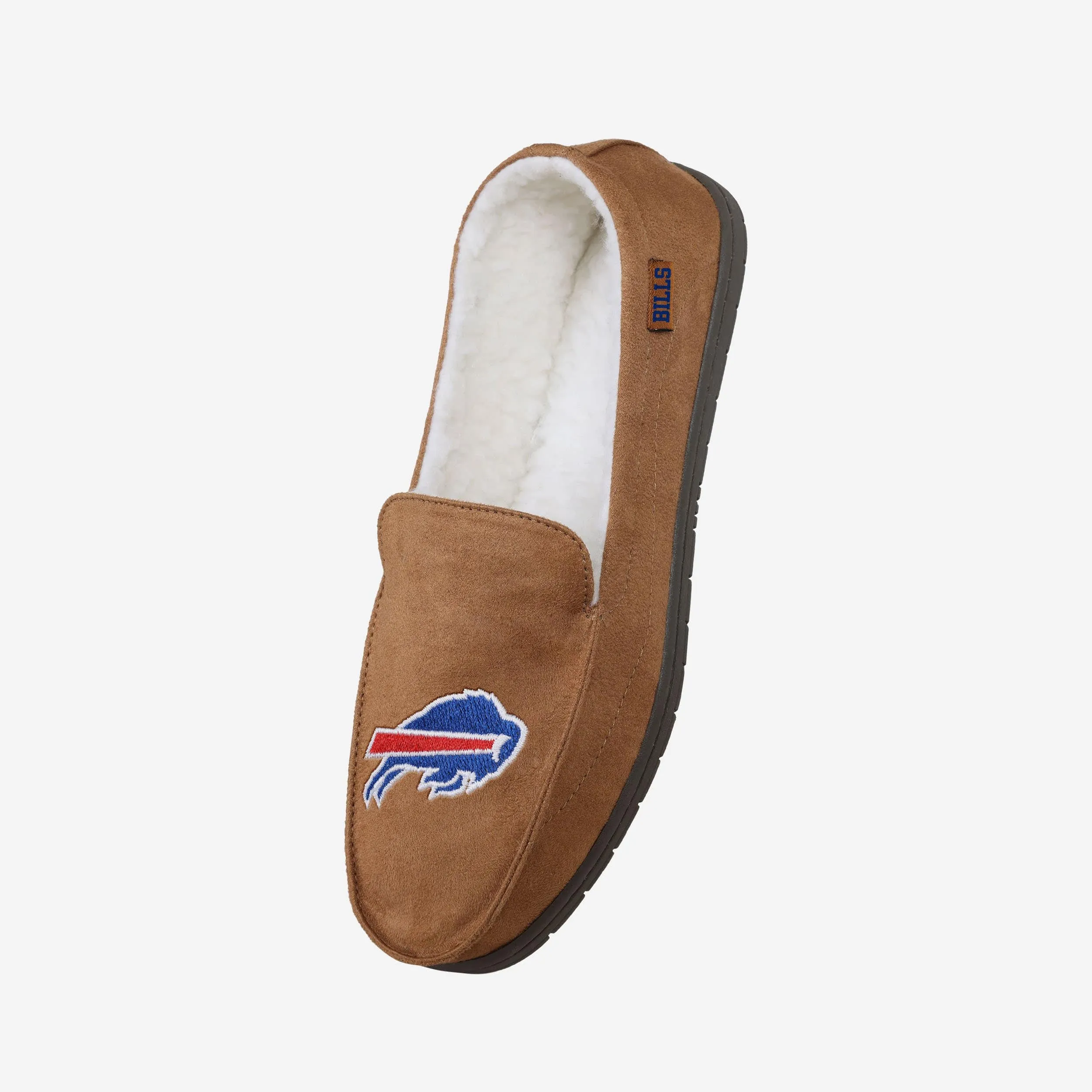 Buffalo Bills Beige Moccasin Slipper