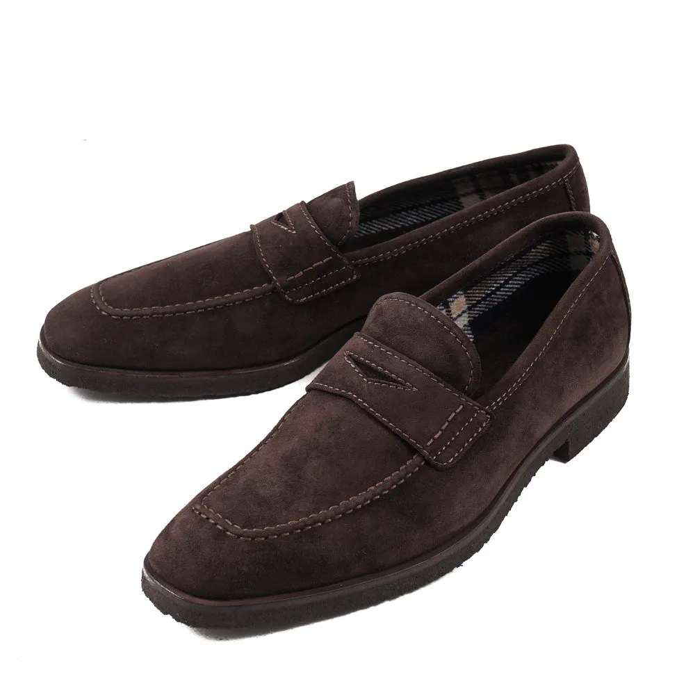 Cesare Attolini Cashmere Calf Penny Loafer