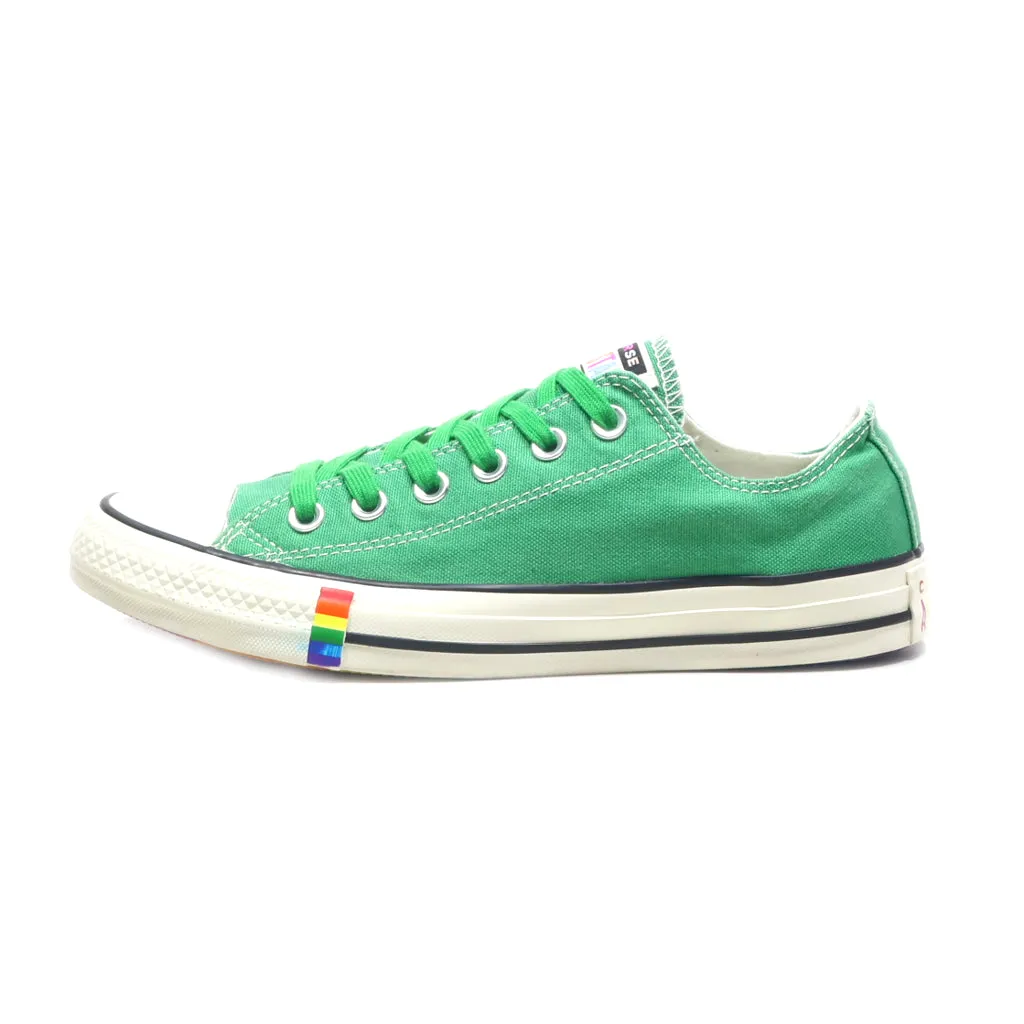 Converse All Star Lgbt Rainbow Low-Top Sneakers Canvas Green Colour For Women