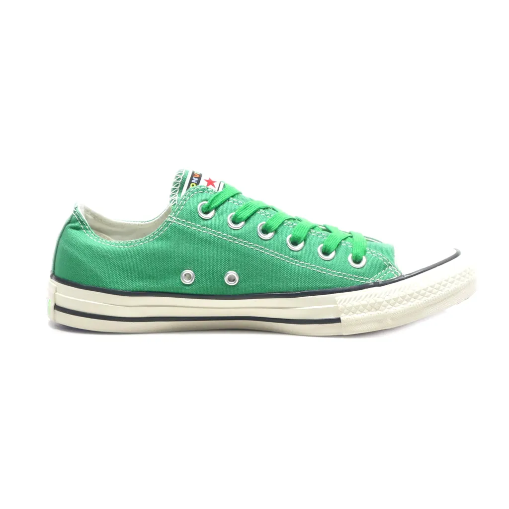 Converse All Star Lgbt Rainbow Low-Top Sneakers Canvas Green Colour For Women