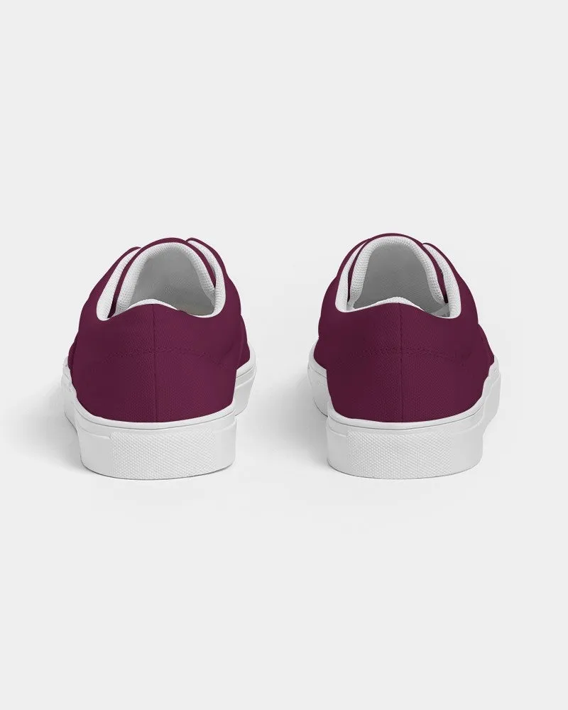 Dark Magenta Women's Canvas Sneakers | Women's | Dark Pure Magenta | C0M100Y0K80