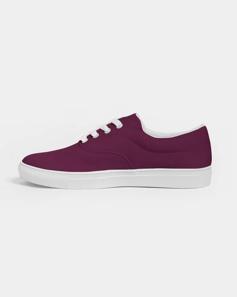 Dark Magenta Women's Canvas Sneakers | Women's | Dark Pure Magenta | C0M100Y0K80