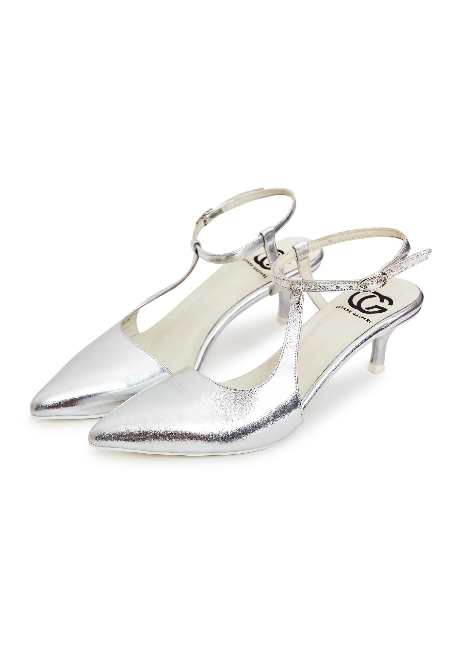 Elegant Luxe Pumps - Silver