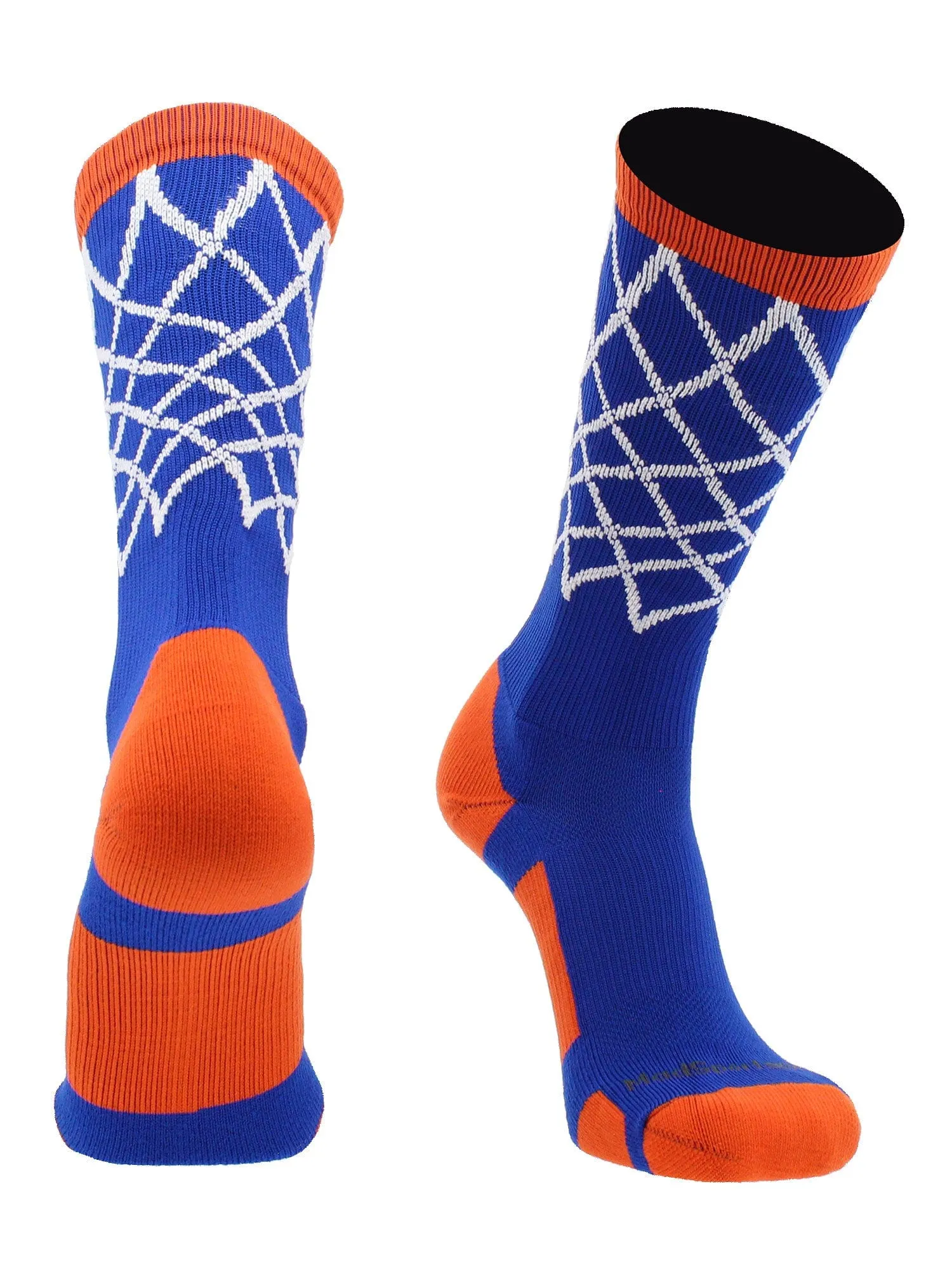 Elite Basketball Socks with Net Crew length - made in the USA