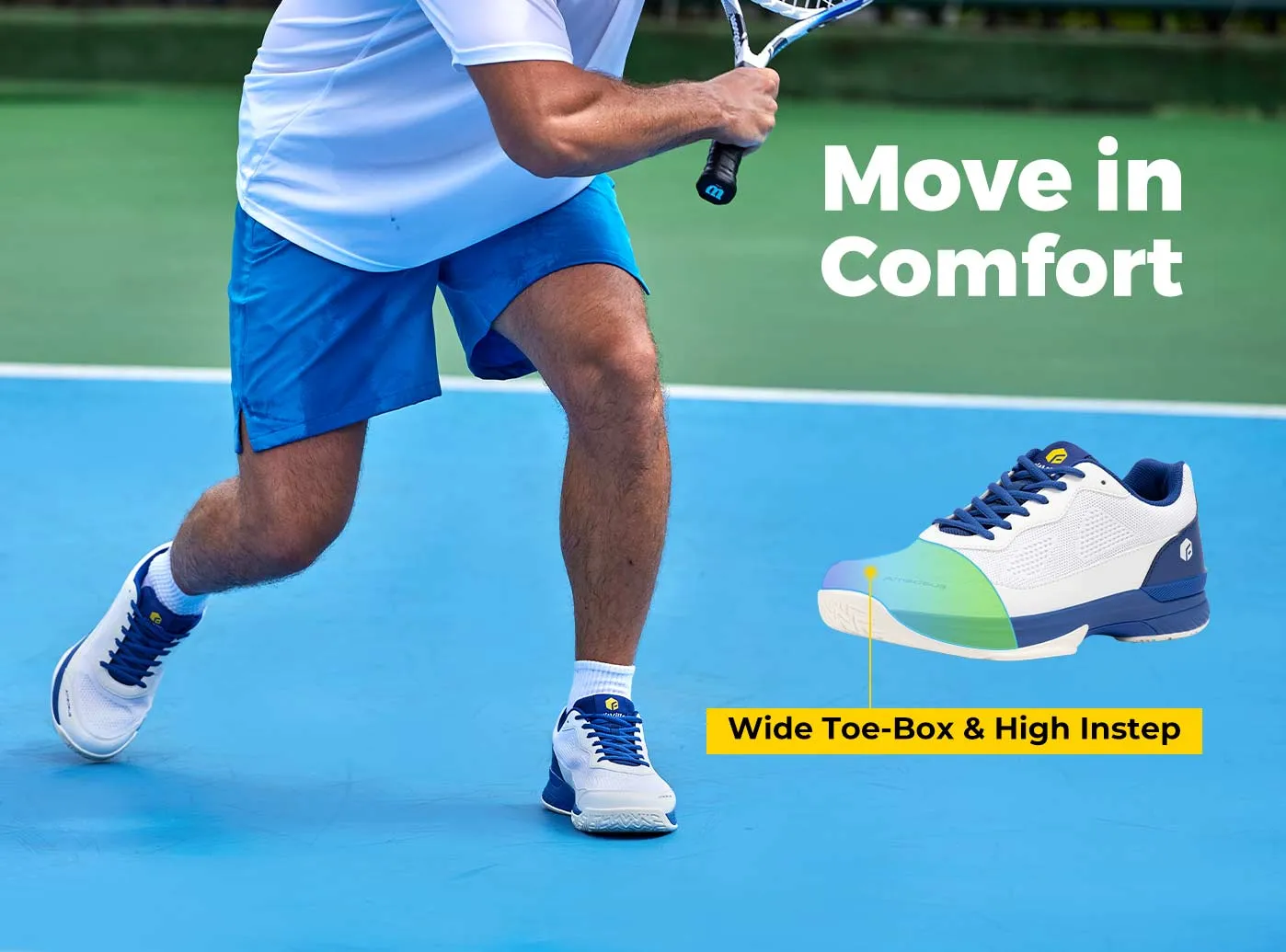 FitVille Men's Court Tennis Amadeus V2