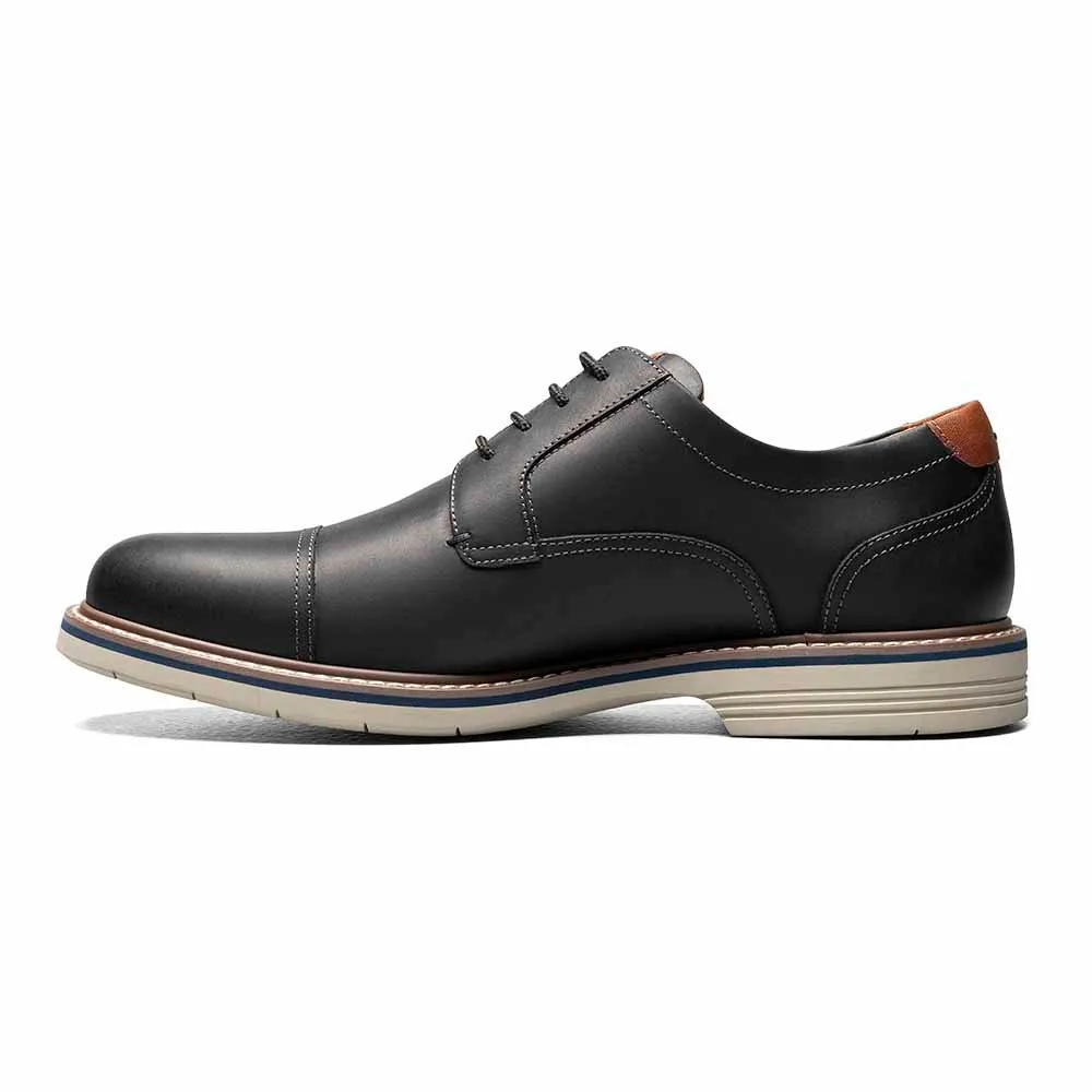 Florsheim Norwalk Oxford Black CH Cap Toe Shoes