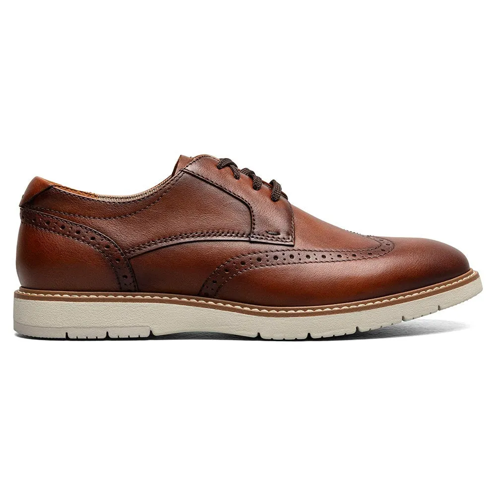 Florsheim Vibe Wingtip Oxford Men’s Cognac Multi Casual Shoes