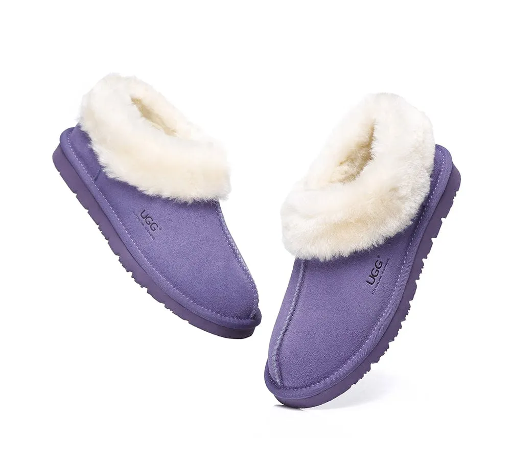 Homey Unisex Merino Sheepskin Lining Slippers Ankle Booties