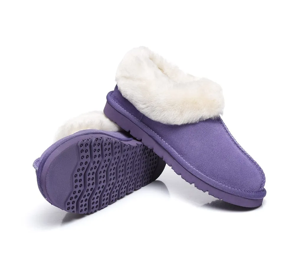 Homey Unisex Merino Sheepskin Lining Slippers Ankle Booties