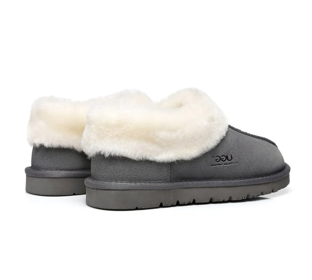 Homey Unisex Merino Sheepskin Lining Slippers Ankle Booties