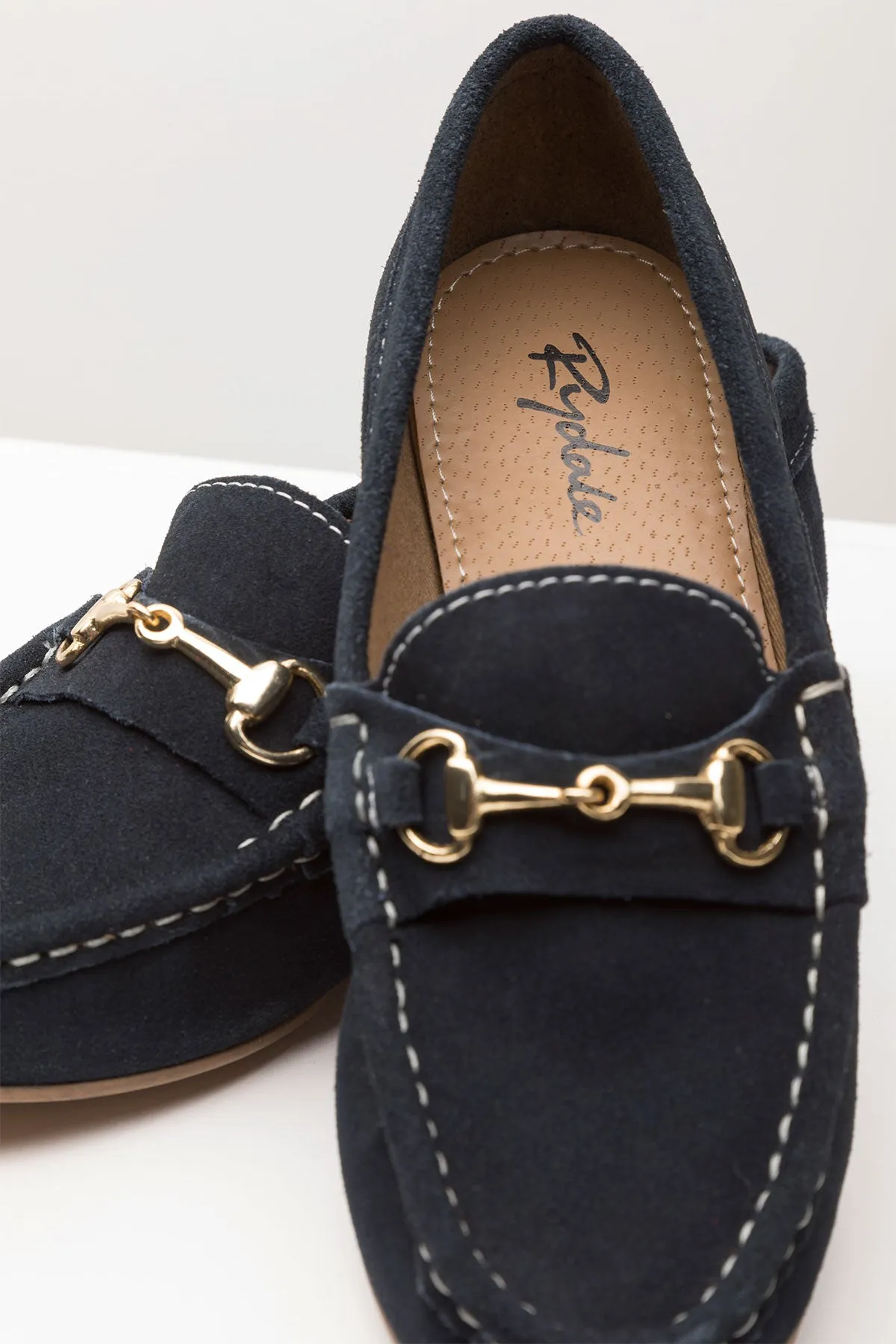 Ladies Suede Snaffle Loafers - Wrelton