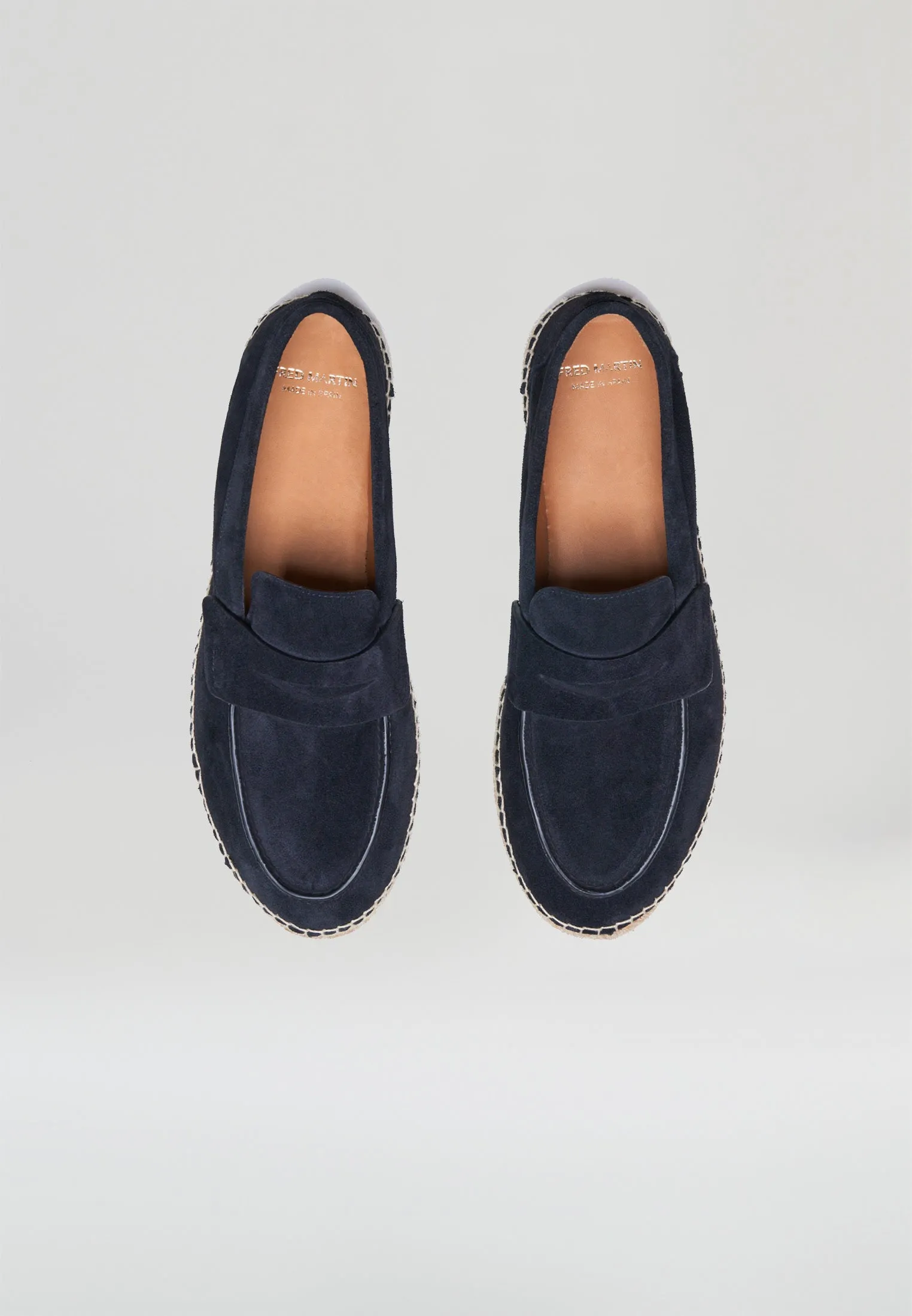 Loafers - Navy Suede