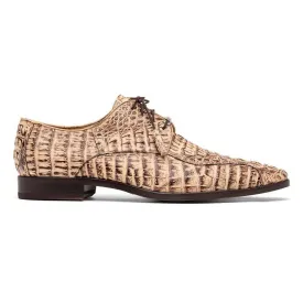 Marco Di Milano Apricena Dress Derby Orix Caiman Crocodile Shoes