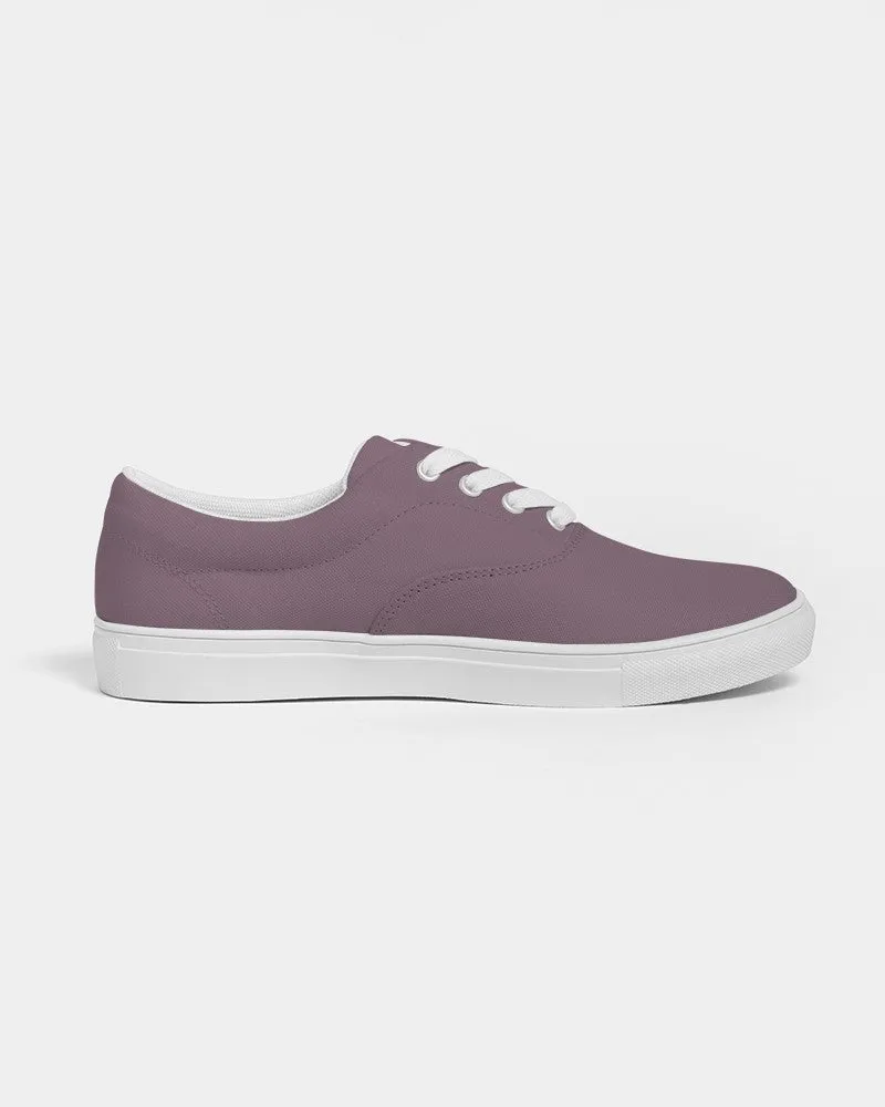 Medium Dark Magenta Men's Canvas Sneakers | Men's | Medium Dark Pale Pastel Magenta | C0M30Y0K60