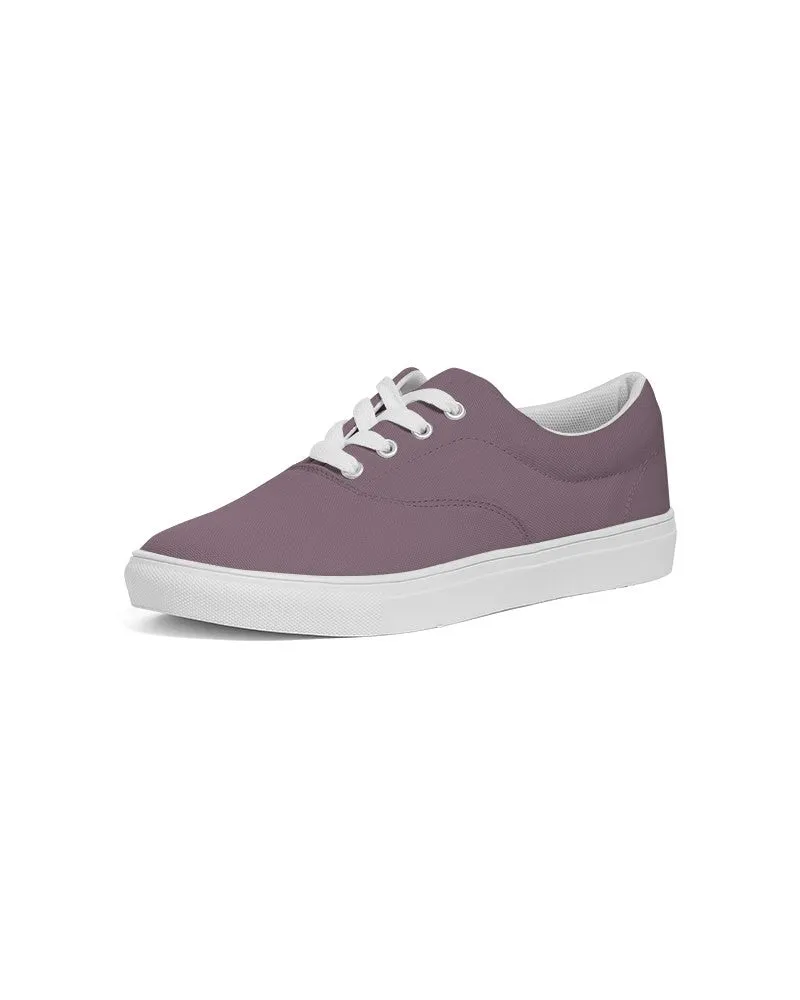 Medium Dark Magenta Men's Canvas Sneakers | Men's | Medium Dark Pale Pastel Magenta | C0M30Y0K60