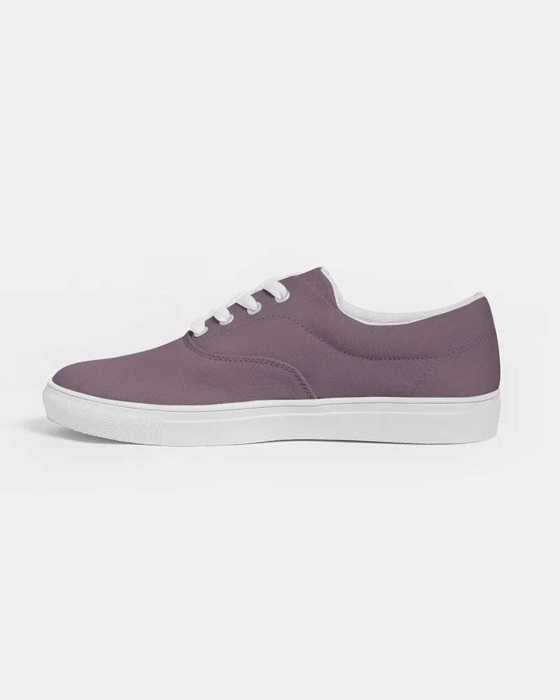 Medium Dark Magenta Men's Canvas Sneakers | Men's | Medium Dark Pale Pastel Magenta | C0M30Y0K60