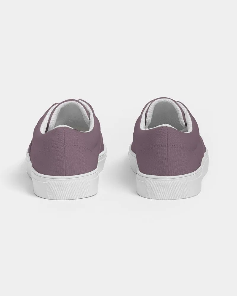 Medium Dark Magenta Men's Canvas Sneakers | Men's | Medium Dark Pale Pastel Magenta | C0M30Y0K60