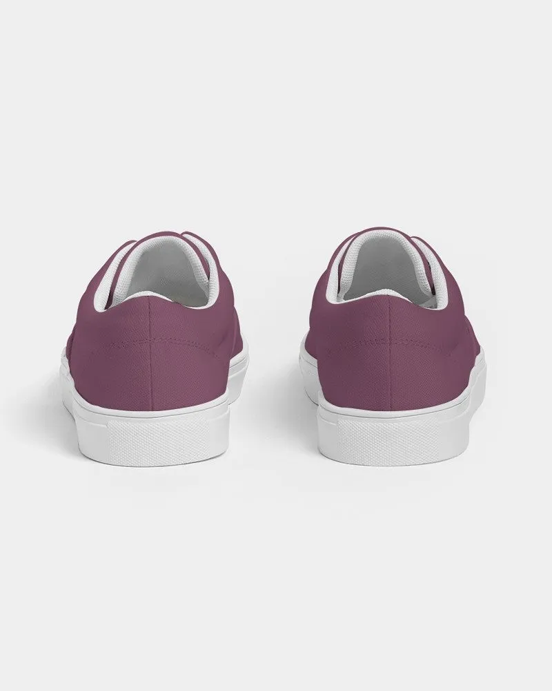 Medium Dark Magenta Men's Canvas Sneakers | Men's | Medium Dark Pastel Magenta | C0M60Y0K60