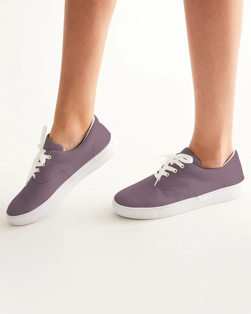 Medium Dark Magenta Women's Canvas Sneakers | Women's | Medium Dark Pale Pastel Magenta | C0M30Y0K60