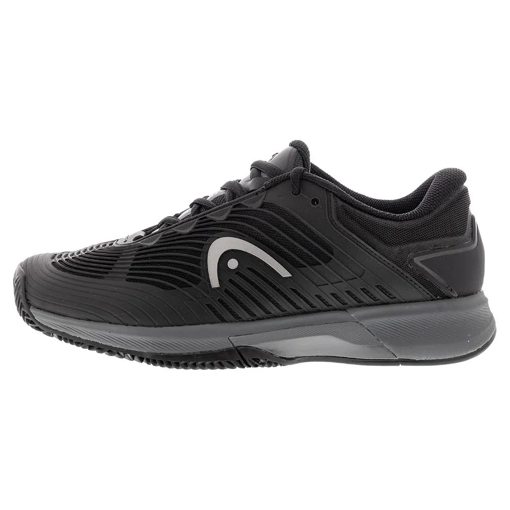 Men's Revolt Pro 4.5 Clay Tennis Shoes Black and Dark Grey