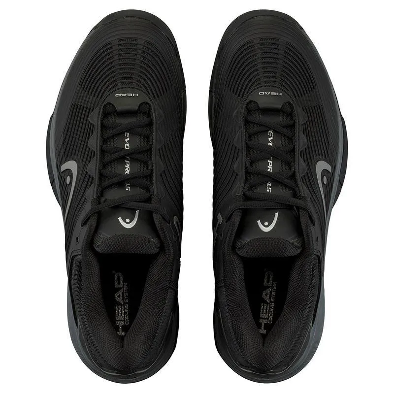 Men's Revolt Pro 4.5 Clay Tennis Shoes Black and Dark Grey