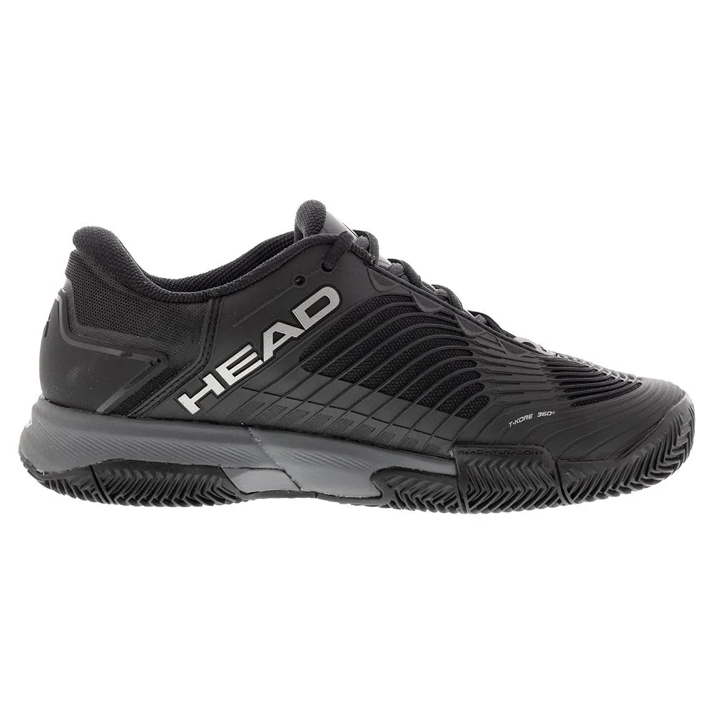 Men's Revolt Pro 4.5 Clay Tennis Shoes Black and Dark Grey