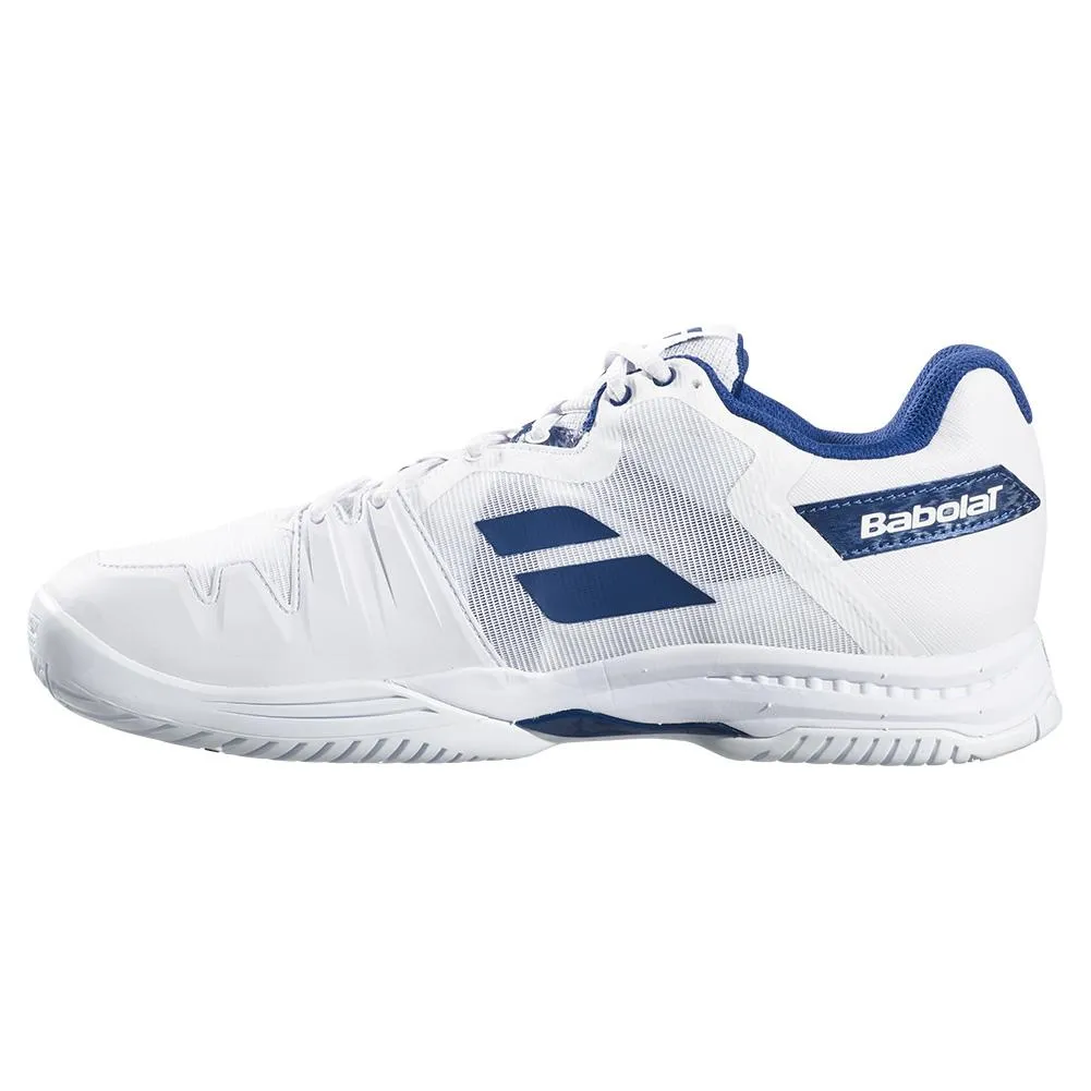 Men's SFX3 All Court Tennis Shoes White and Navy