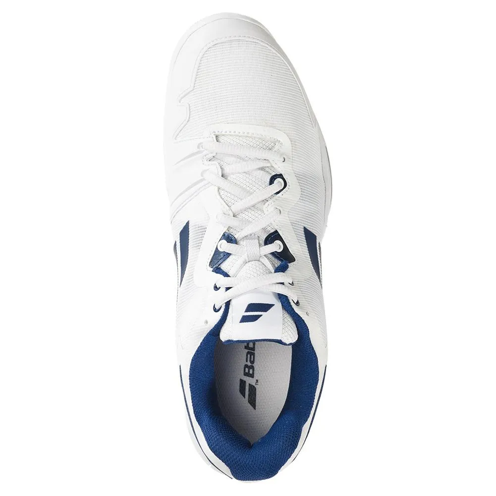 Men's SFX3 All Court Tennis Shoes White and Navy