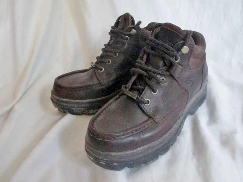 Mens TIMBERLAND 12362 WATERPROOF Leather HIKING CHUKKA Boots 6W BROWN Trek