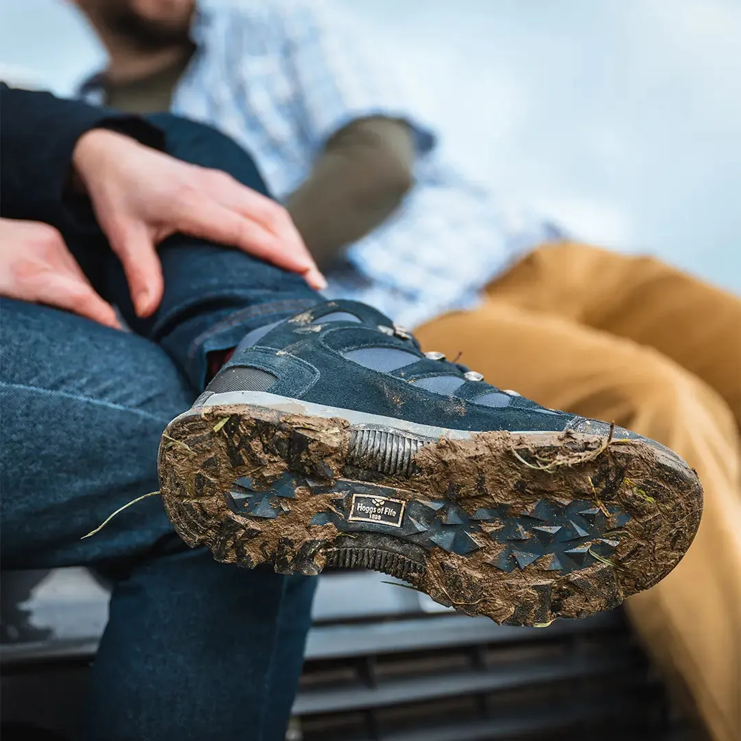 Nevis Waterproof Hiking Boot - Navy by Hoggs of Fife