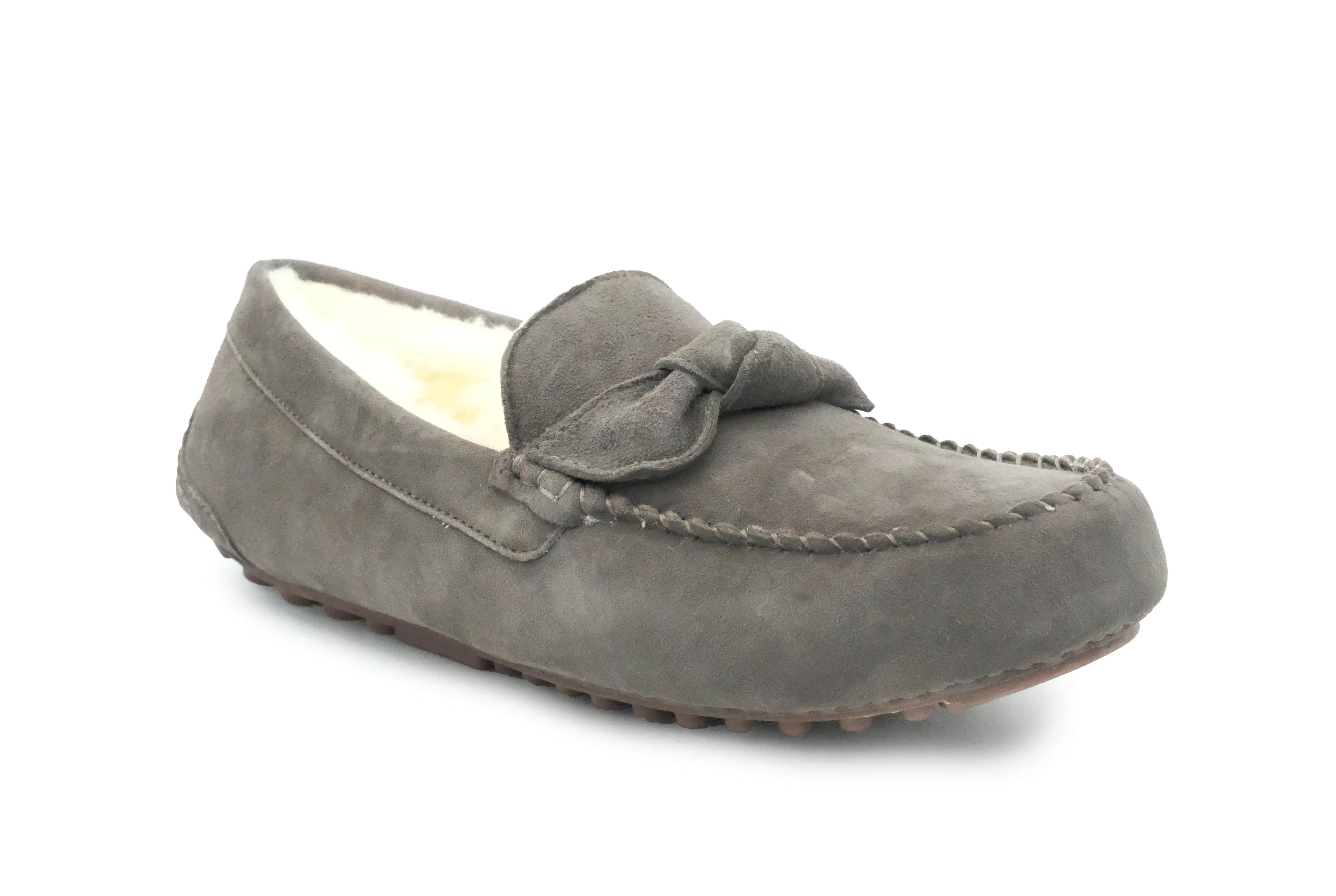 Niki - Water Resistant Leather Suede Loafers for Men, Women - Genuine Australian Sheepskin