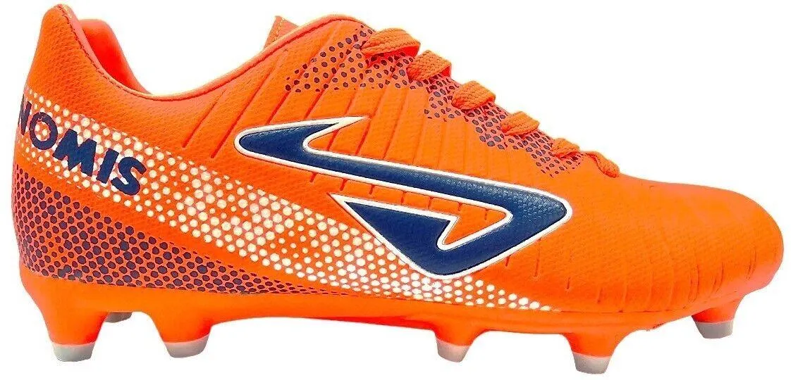 NOMIS Prodigy 2.0 FG Football Boots - Orange/Royal/White - Youth - Kids - Shoe