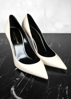 Saint Laurent Calfskin Classic Paris 105 Escarpin Pumps